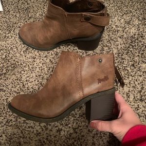 Brown booties